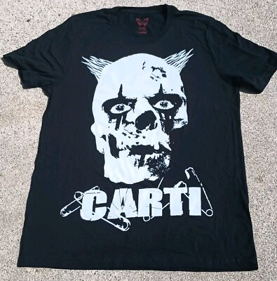 #ad PLAYBOI CARTI Skull T shirt Size L HIP HOP Tour Merch $17.59
