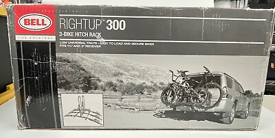 #ad RIGHTUP 300 3 BIKE RACK BELL 1 1 4 AND 2 INCH RECEIVER $239.00