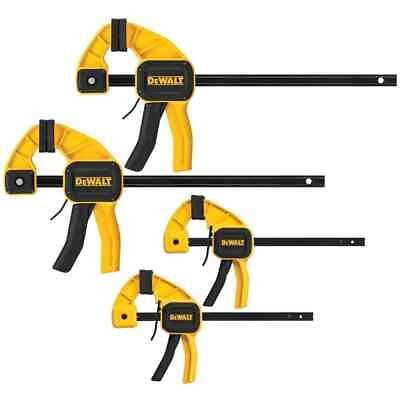 #ad #ad DEWALT Ultimate Clamp Set Medium and Large Trigger Clamps 4 Pack For Wood Work $52.14