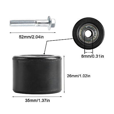#ad 2pcs 8mm Chain Roller Tensioner Slider Wheel Guide Pit Dirt For YFZ 350⁺ $13.75