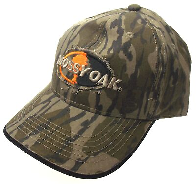 #ad Mossy Oak Camo Baseball Cap Black Logo Adjustable Camouflage Trucker Xmas Gift $11.99
