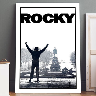 #ad Canvas Print: Rocky Movie Poster Wall Art $18.75