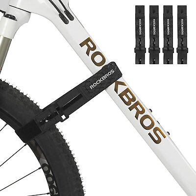 #ad ROCKBROS 2 Layer Bike Wheel Stabilizer Straps Adjustable Durable Bike Rack Strap $10.64