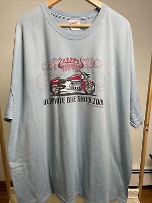 #ad Mens 2006 Abate of Indiana Ultimate Bike Show T Shirt Size 3XL $5.95