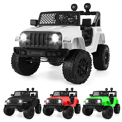 #ad Kids Ride On Car Jeep 12V Electric Motorized Car with Remote Control 3 Speeds $155.99