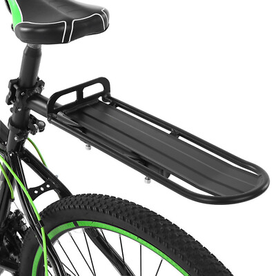 #ad Bike Rear Rack Alumin Alloy Post Mount Pannier Luggage W0C6 $15.98