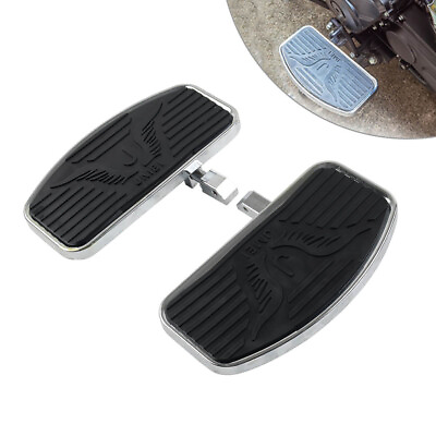 #ad Front amp; Rear Foot Boards Floorboards For Harley For Honda Pair Motorcycles USA $65.95