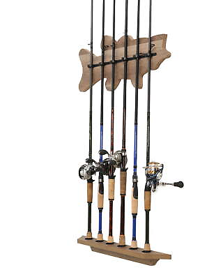 #ad Old Cedar Outfitters Distressed Bass Wall Rack.. $25.80