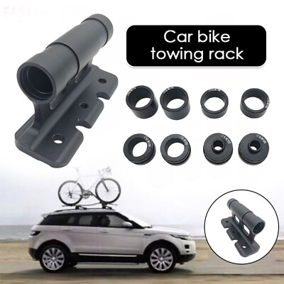#ad MTB Bike Car Roof Mount Rack Fork Mount Block Quick Release Thru Axle Carrier $17.99