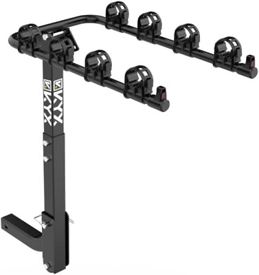 #ad KYX 4 Bike Rack Hitch Mount Foldable Car Truck SUV Trailer Rear Bicycle Carrier $58.99