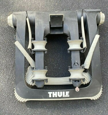 #ad Thule 9001 Raceway 2 Bike Rear Trunk Mounted Bike Rack Black with Keys $110.00