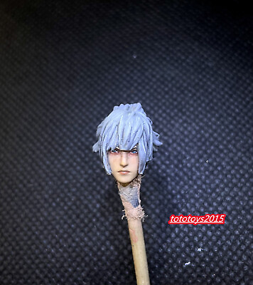 #ad 1:18 Anime Girl Noctis Head Sculpt Model Fit 3.75quot; Male Action Figure Body Toy $32.19