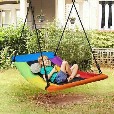 60quot; Square Tree Swing for Kids Adult Outdoor Flying Swing 720lbs 900D Oxford $56.90