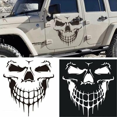#ad Skull Car Hood Decal Vinyl Large Graphic Sticker SUV Truck Tailgate Window AU $13.79