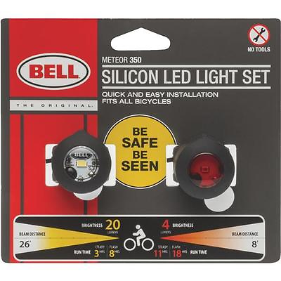#ad 1 Bike amp; Bicycle LED Light Set Bell Sports 2 lights 1 red 1 clear 7070571 $37.99