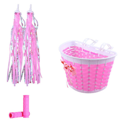 #ad Complete Bike Accessories Set for Kids Streamers and Basket Included $11.59