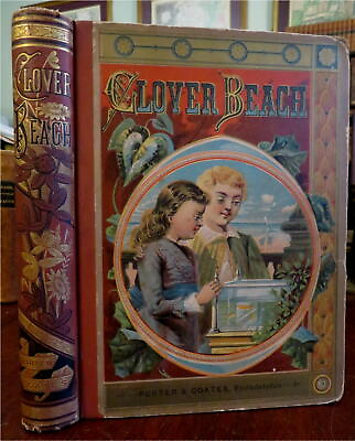 #ad Clover Beach for Boys and Girls Children#x27;s Stories 1880 Vandegrift juvenile book $112.50