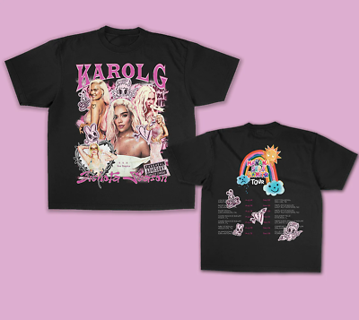 #ad #ad Karol G BICHOTA SEASON Tour Merch Double Sided T Shirt $19.99