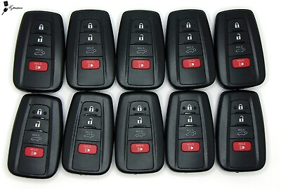 Lot x 10 OEM Toyota Highlander Key Less Entry Smart Keys NICE COND. HYQ14FBC $249.99
