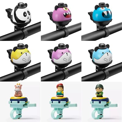 #ad Bike Bell Kids Bicycle Bell 360 Rotatable Cartoon Cycling Bells Cute Ring Bell $11.99
