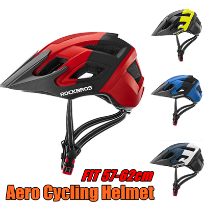 #ad ROCKBROS Bicycle Helmet Breathable Shockproof MTB Road Bike Aero Cycling Helmet $37.99