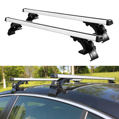 #ad Universal 48quot; Car SUV Top Roof Rack Cross Bar Luggage Cargo Carrier Aluminum $49.49