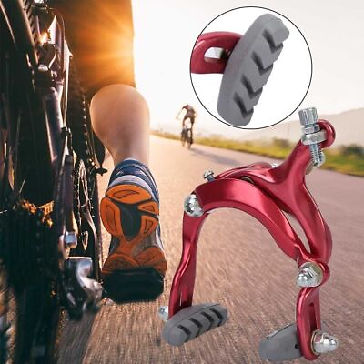 #ad Outdoor Cycling Bicycle Highway Brake Kit Road Mountain Bike Accessories red $22.29