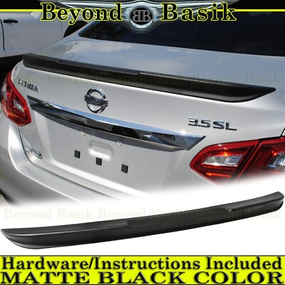 #ad For 2016 2017 2018 NISSAN ALTIMA NSMO Style Rear Trunk Spoiler Wing MATTE BLACK $52.99