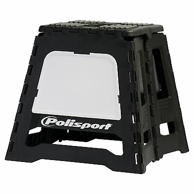 #ad Polisport Folding Dirt Bike Stand Black White 8981500006 $78.75