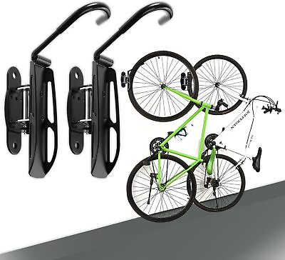 #ad #ad Wallmaster Indoor Wall Mount Rotating Bike Rack 2 Piece Set Easy to install $64.78