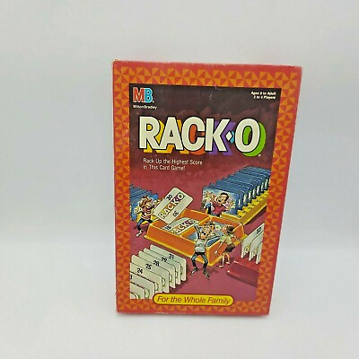 #ad #ad Vintage Rack O Game 1987 Milton Bradley 100% Complete C $19.99