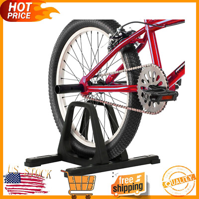 #ad #ad Cycle Bike Stand Portable Floor Rack Bicycle Park Indoor Outdoor Heavy Duty $17.99