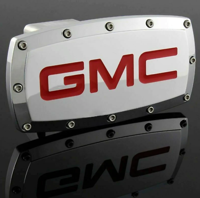Car Hitch Cover Plug Cap Trailer Tow Receiver ALLEN BOLTS 2quot; Chrome Red For GMC $147.99