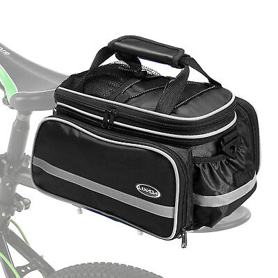 #ad #ad Lixada 10 25L Bicycle Rear Seat Bag Waterproof Bike Trunk Bag Shoulder Bag L2L4 $14.89