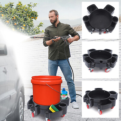 #ad #ad Car Wash Detail For Bucket Detailing Auto Chemical Guys w Universal Pulleys NEW $40.90