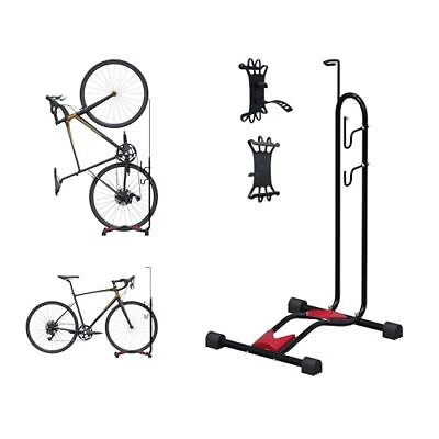 #ad Vertical Bike Stand Upright Bicycle Storage Rack Freestanding Portable a... $55.05