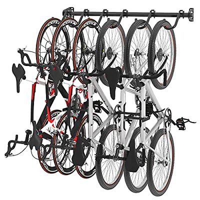#ad #ad 6 Bike Storage Rack for Garage Heavy Duty Wall Mount Hanger for Home amp; Garag... $118.17