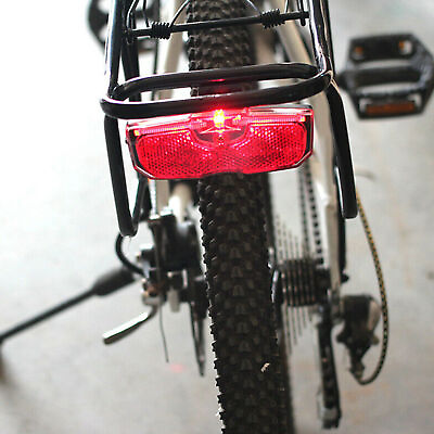 #ad Bike Cycling Bicycle Rear Reflector LED Tail Light Fit For Luggage Rack Acces US $12.09