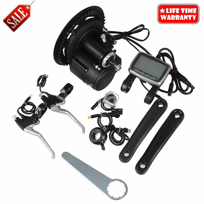 #ad 36V 350W Electric Bicycle Motor Conversion Mid Drive Kit e Bike DIY Upgrade xr* $492.88
