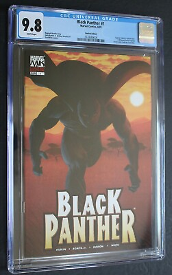 BLACK PANTHER #1 C Limited VARIANT 2005 1st Cannibal amp; Reese 4 x Movies CGC 9.8 $150.00