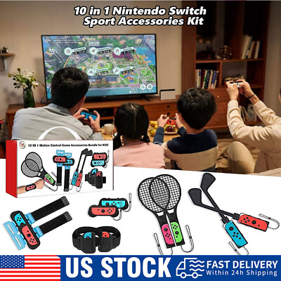 #ad Switch Sports Accessories Bundle 10in1 Family Kit forNintendo Switch amp;OLED Game $14.99