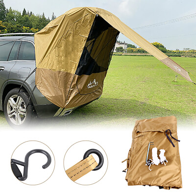 Car Truck Camping Tent Rear SUV Sun Shelter Awning Sunshade Rainproof Hatchback $70.00