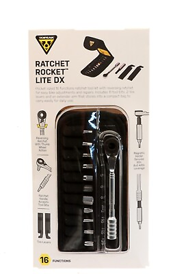 Topeak Ratchet Rocket Lite DX 16 Function Tool TT2524 Mini Ratchet Wrench NEW $35.99