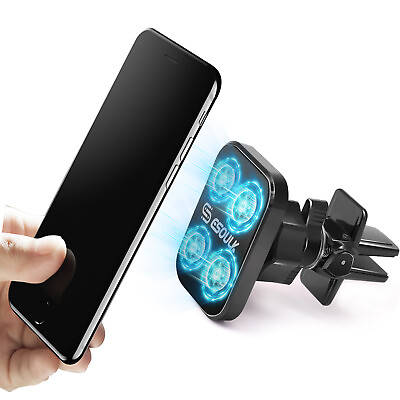 Car Mount Air Vent Magnetic Phone Holder 360 Rotation For iPhone Galaxy GPS $9.99