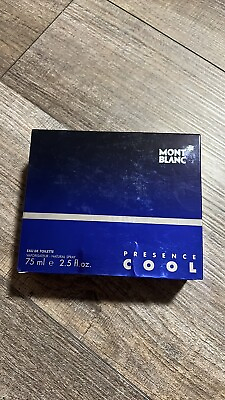 #ad #ad Presence Cool for Men Mont Blanc Eau de Toilette Spray 2.5 oz New in Sealed Box $350.00