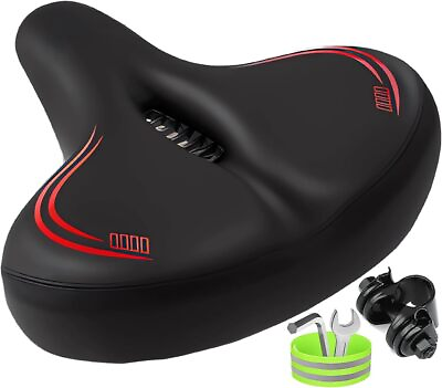 #ad Widely Bike Saddle with Airflow Orifice for PelotonSpin BikeMTB Exercise Bike $34.99