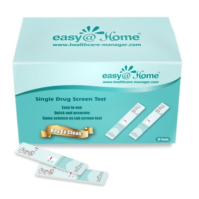 15 Pack Easy@Home Single Marijuana THC Drug Screen Test EDTH 114:15 $11.24