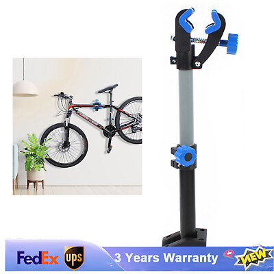#ad #ad Bike Repair Stand Wall Mount Rack Workbench Workstand Height Scalable Bike Clamp $25.56