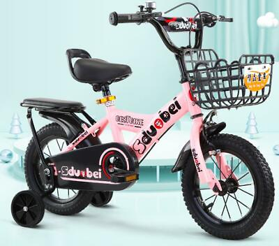 12quot;14quot;16quot;18quot; Kids Bike Bicycle Boys Girls with Training Wheels Pink Blue Yellow $105.00