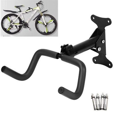 #ad Bike Wall Mount Adjustable Bike Hanger Bicycle Rack Foldable Bicycle Storage ... $27.09